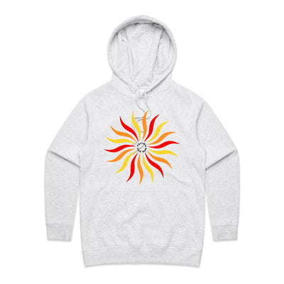 FOLLOW THE SUN (W) - Womens Pocket Hoodie - FRONT PRINT