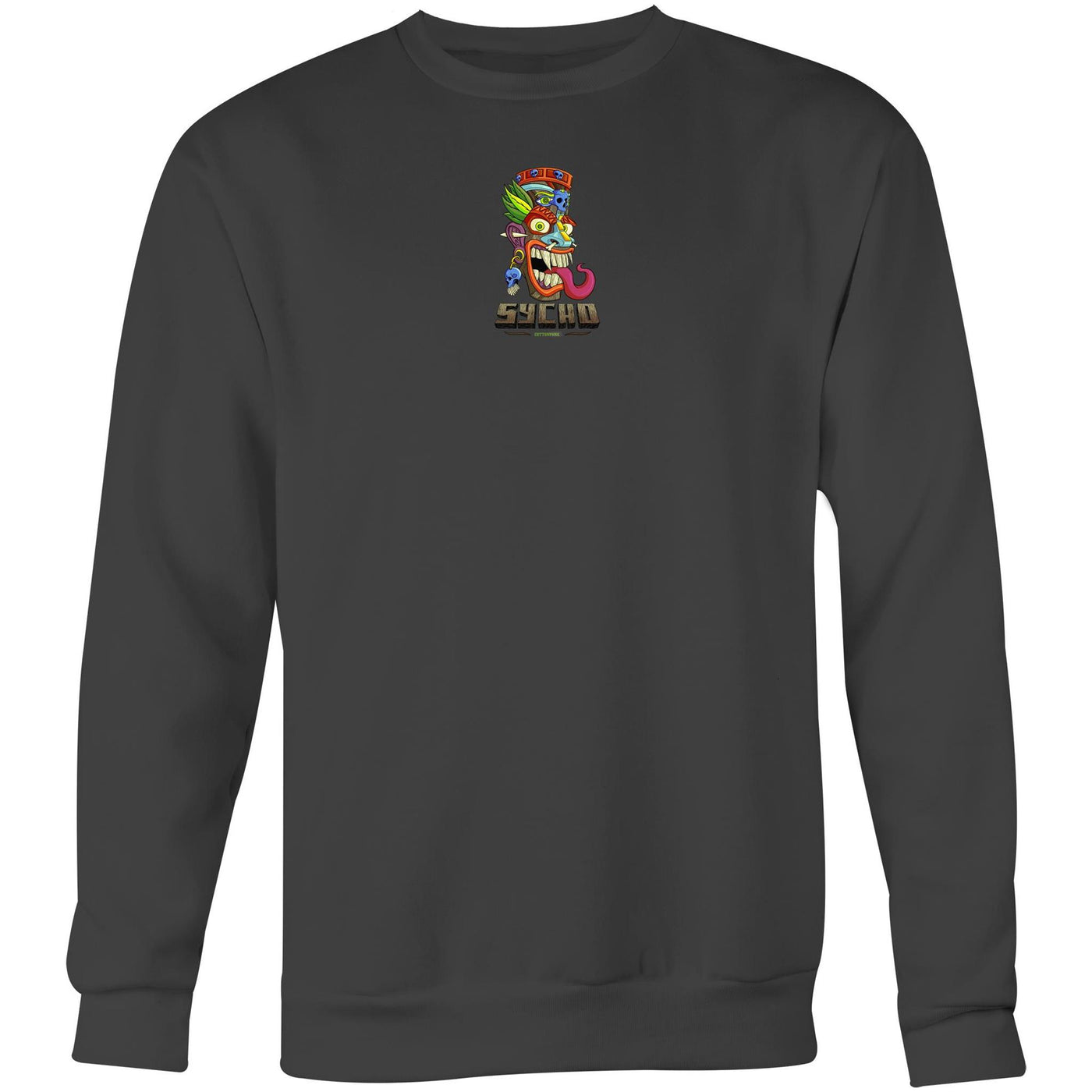 SYCHO (R) - Mens Sweatshirt - BACK PRINT