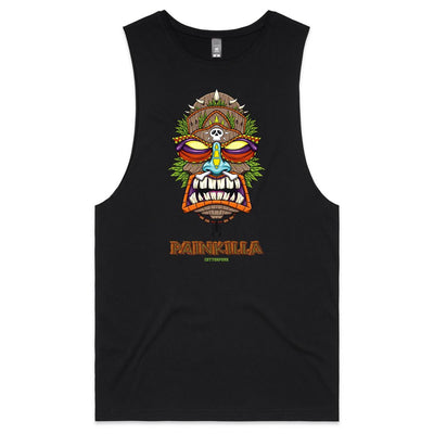 PAINKILLA - Mens Sleeveless T-Shirt - FRONT PRINT