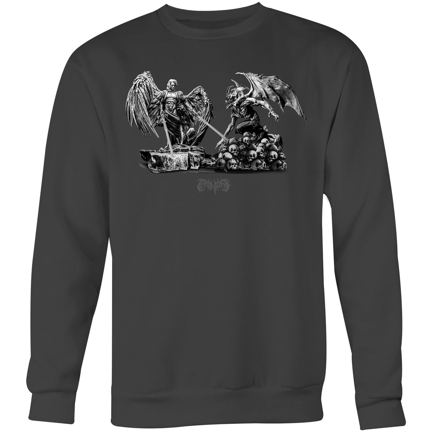 ANGELS & DEMONS - Mens Sweatshirt - FRONT PRINT