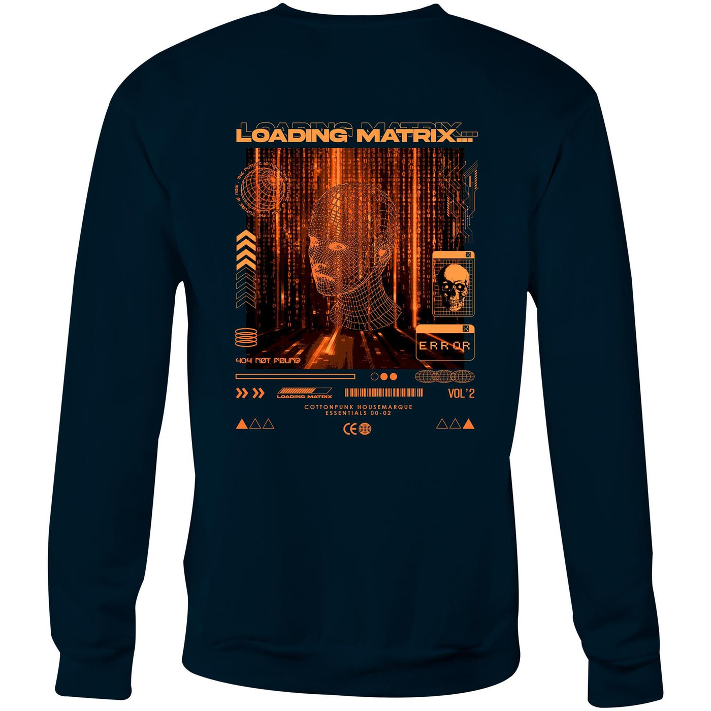 LOADING MATRIX 2 - Mens Sweatshirt - BACK PRINT