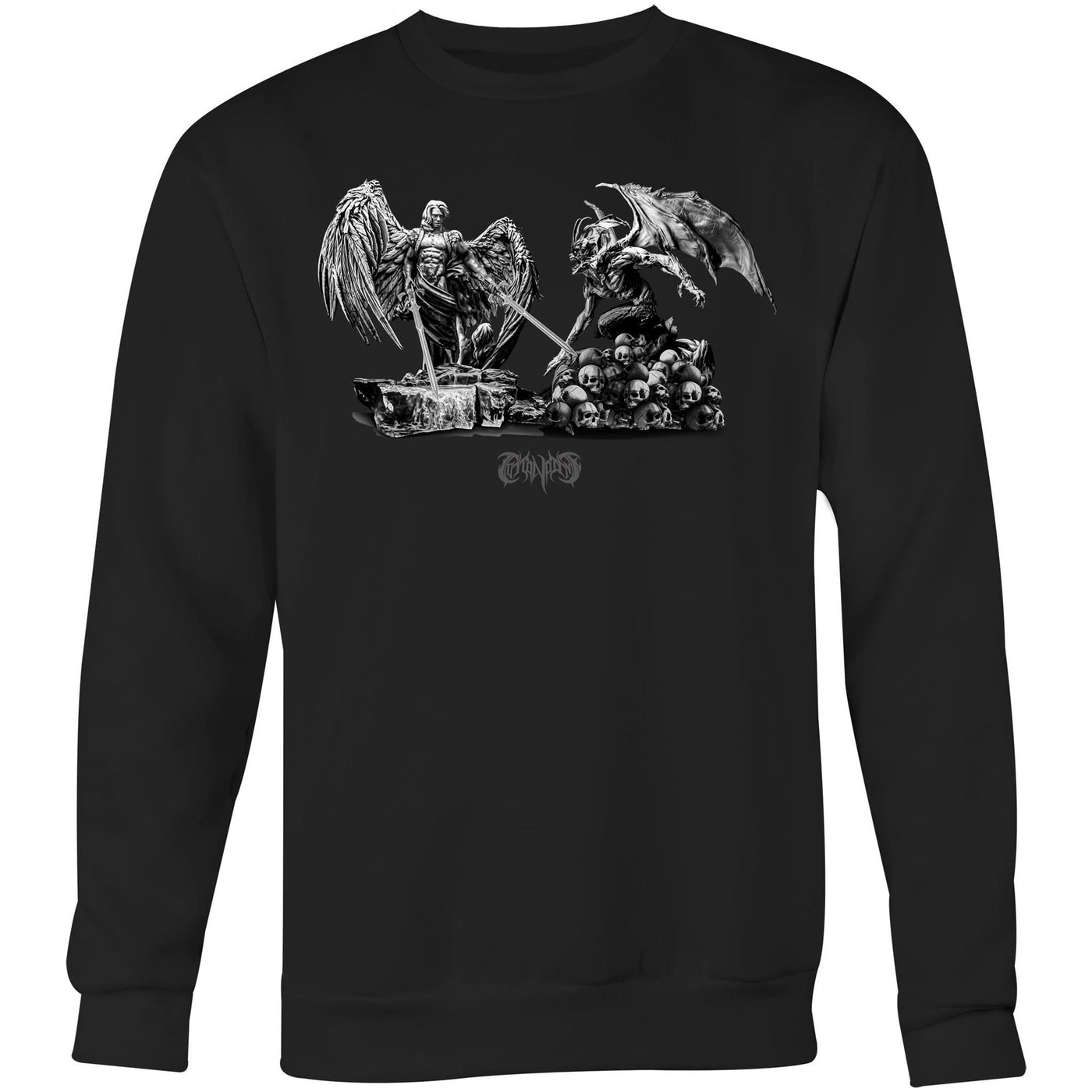 ANGELS & DEMONS - Mens Sweatshirt - FRONT PRINT