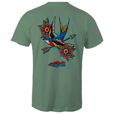 BIRD OF PREY - Mens T-Shirt - BACK PRINT