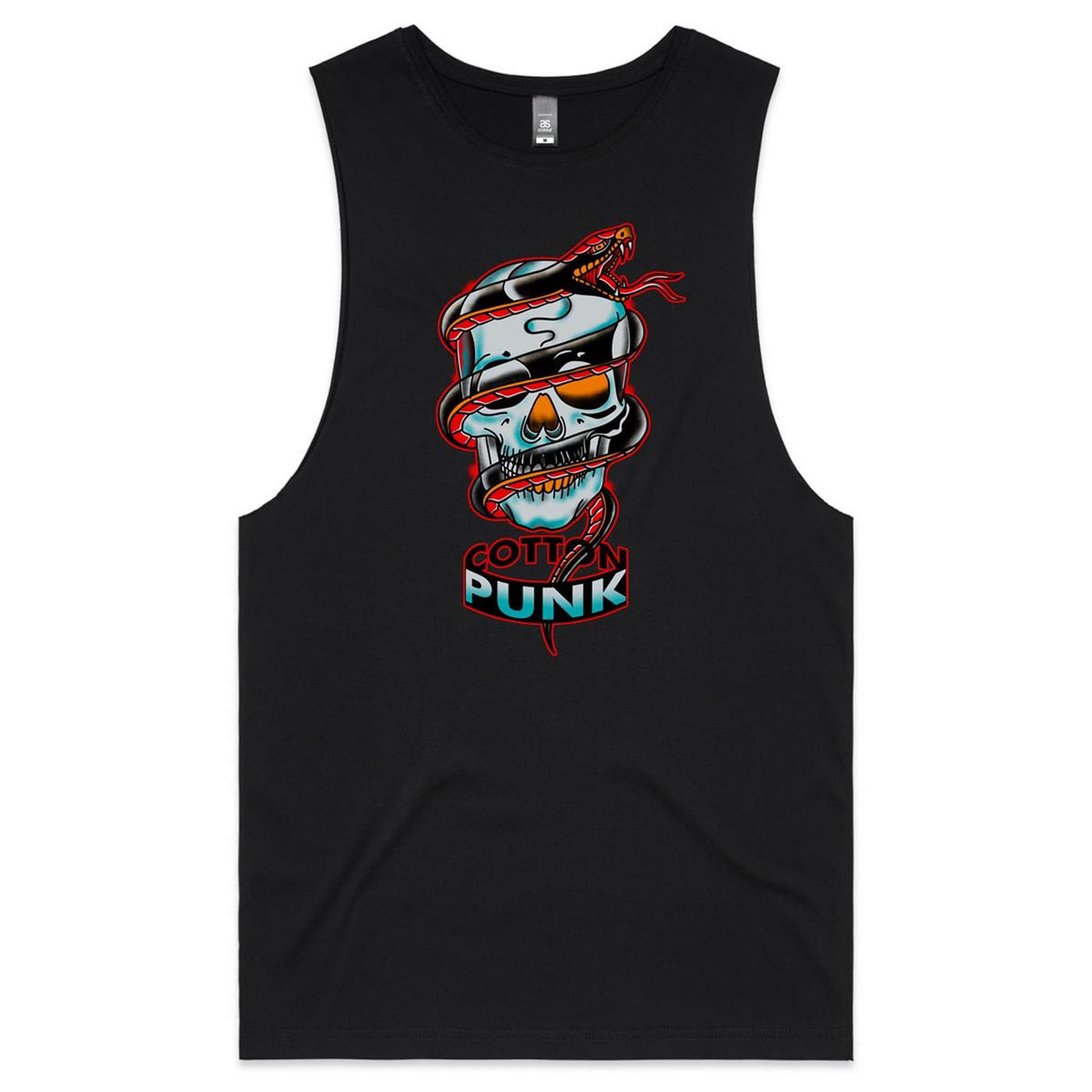 WRAPPED - Mens Sleeveless T-Shirt - FRONT PRINT