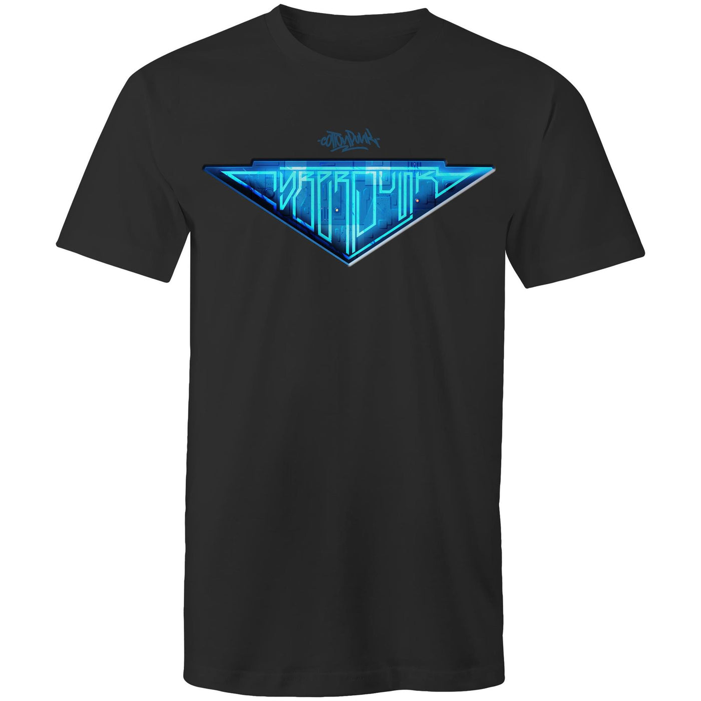 CBRPNK ELECTRO - Mens T-Shirt - FRONT PRINT