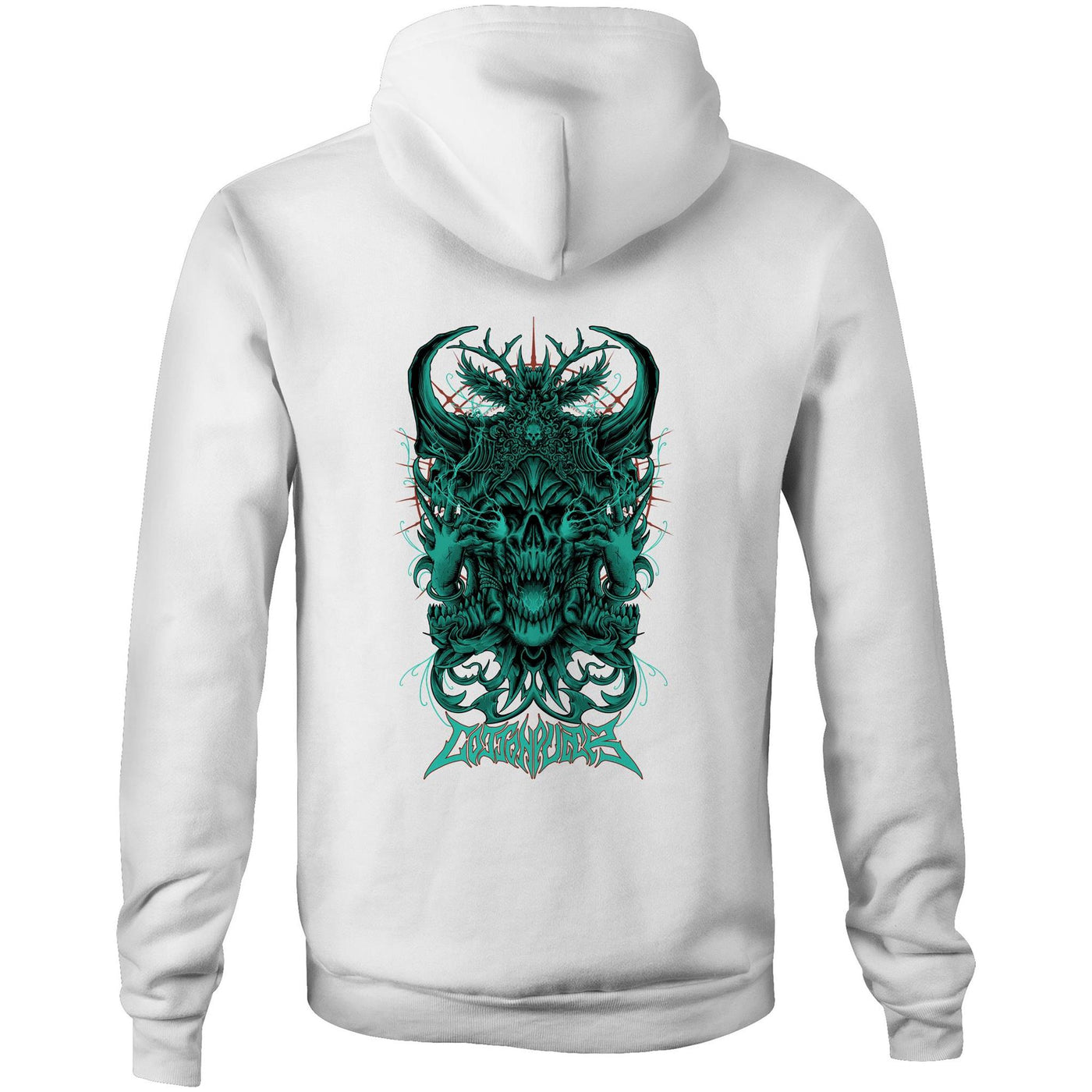 BLACK MAGIC II - Mens Pocket Hoodie - BACK PRINT