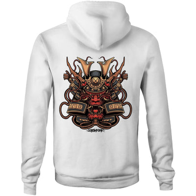 SPIRIT DRAGON - Mens Pocket Hoodie - BACK PRINT