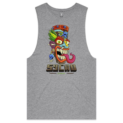 SYCHO - Mens Sleeveless T-Shirt - FRONT PRINT