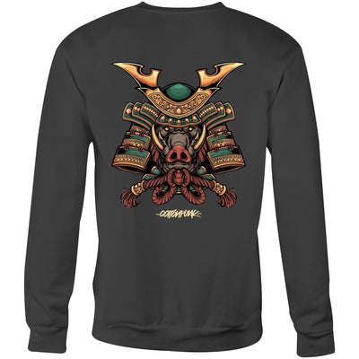 SPIRIT BOAR - Mens Sweatshirt - BACK PRINT