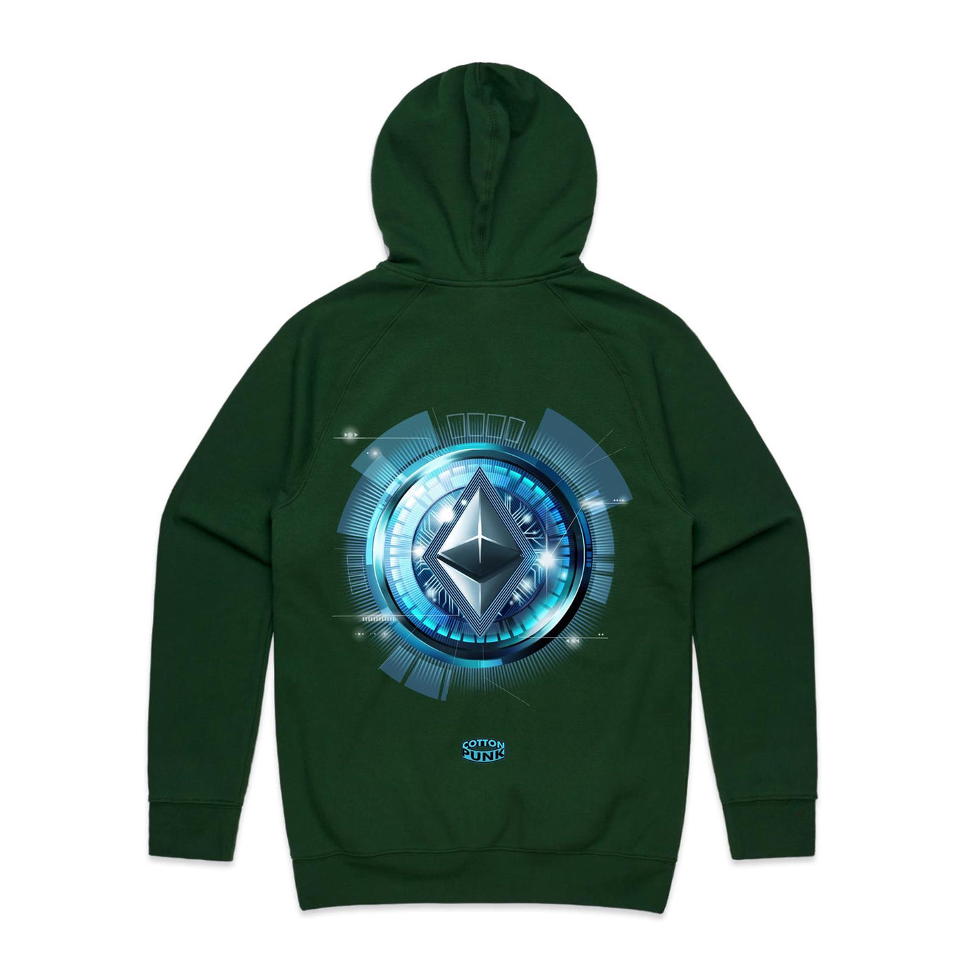 ETHEREUM - Mens Pocket Hoodie - BACK PRINT