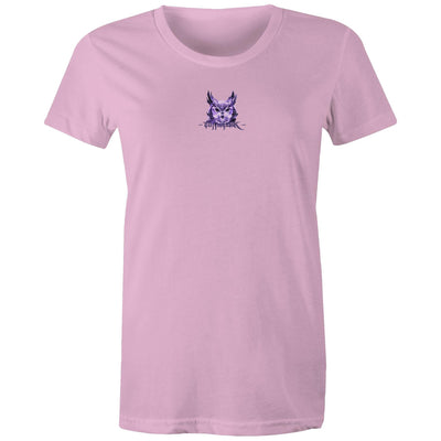 NIGHT HUNTER (W) - Womens T-Shirt - BACK PRINT