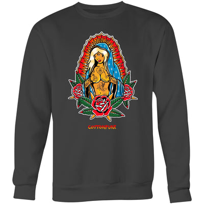 PRAY FOR BETTER TIMES (W) - Womens Sweatshirt - FRONT PRINT