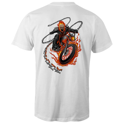 DEATH RIDER - Mens T-Shirt - BACK PRINT