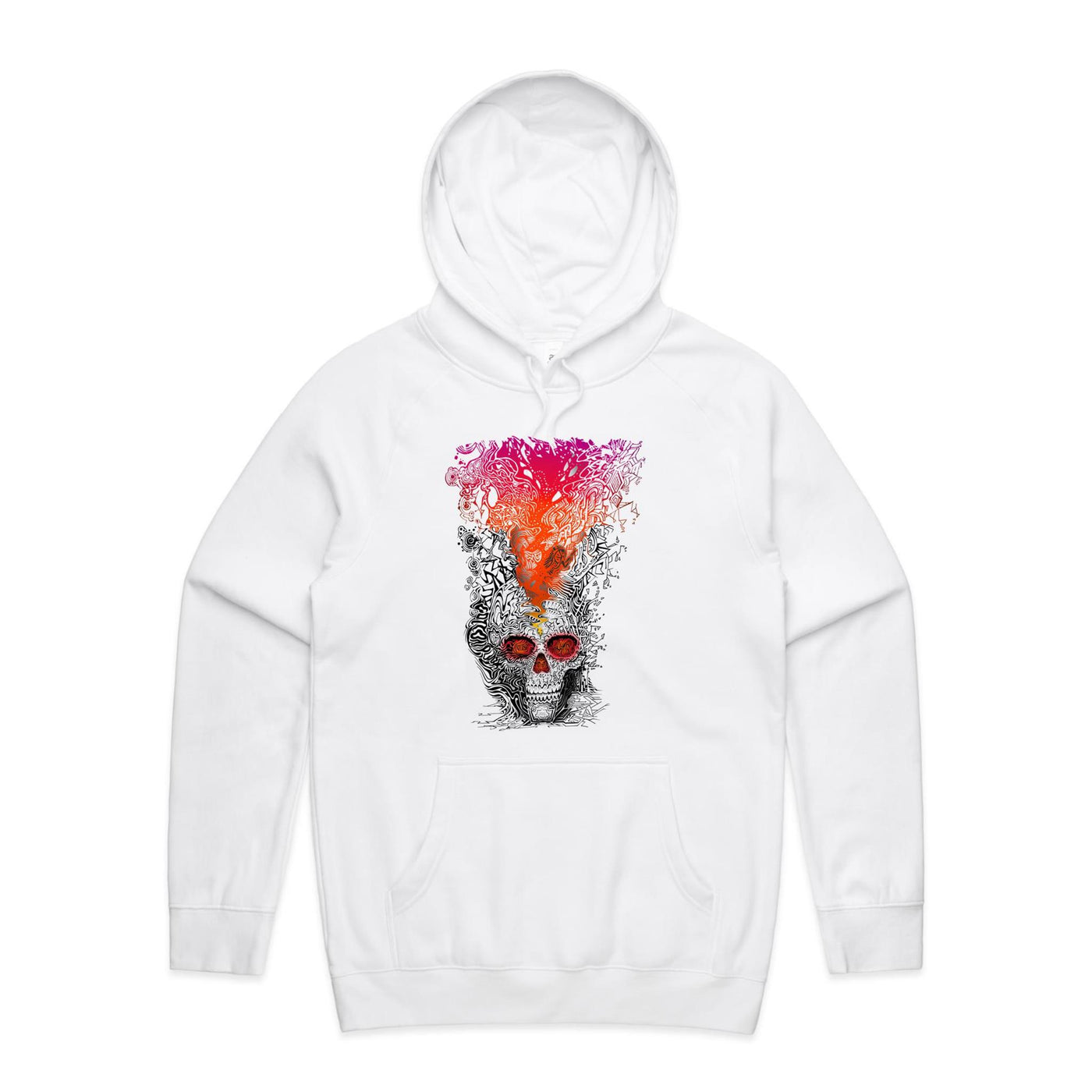 DIGITAL DETOX - Mens Pocket Hoodie - FRONT PRINT