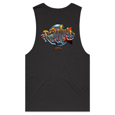 R3WIND - Mens Sleeveless T-Shirt - BACK PRINT