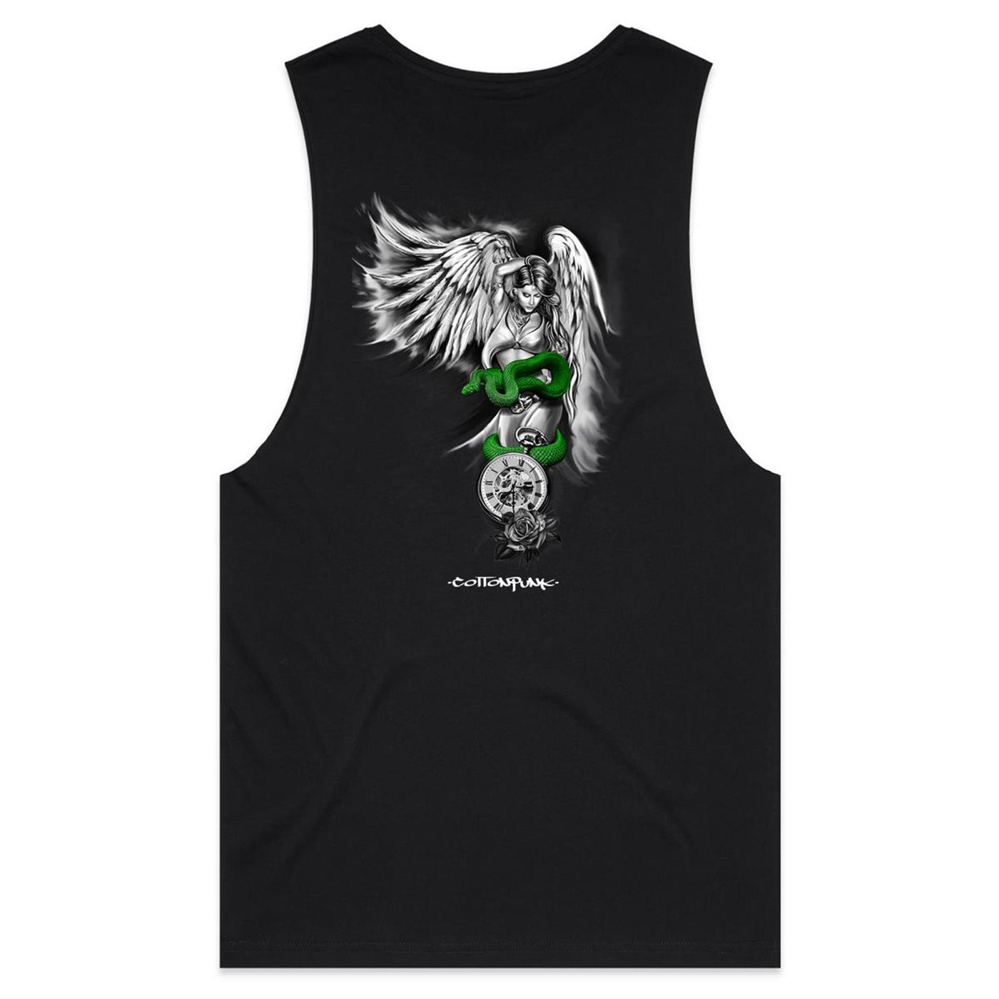 SINFUL BEAUTY - Mens Sleeveless T-Shirt - BACK PRINT