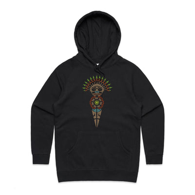 PAINKILLA (W) - Womens Pocket Hoodie - FRONT PRINT