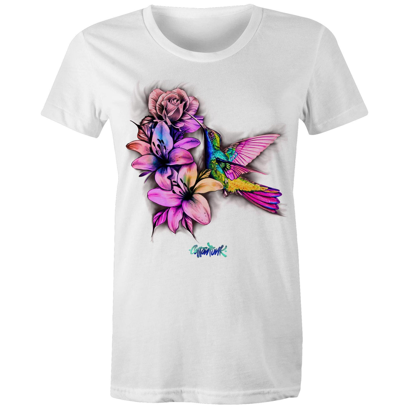 HUMMINGBIRD - Womens T-Shirt - FRONT PRINT