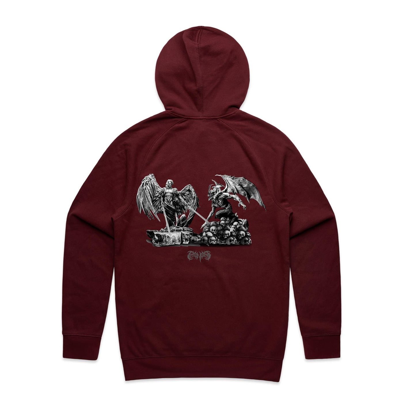 ANGELS & DEMONS - Mens Pocket Hoodie - BACK PRINT