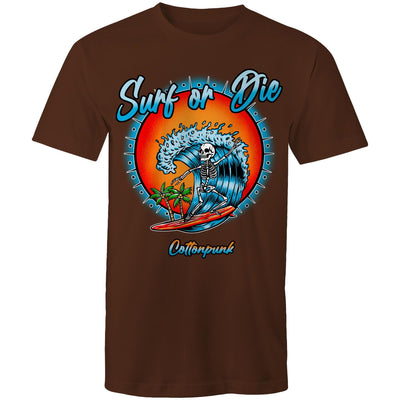 DYING FOR A SURF - Mens T-Shirt - FRONT PRINT