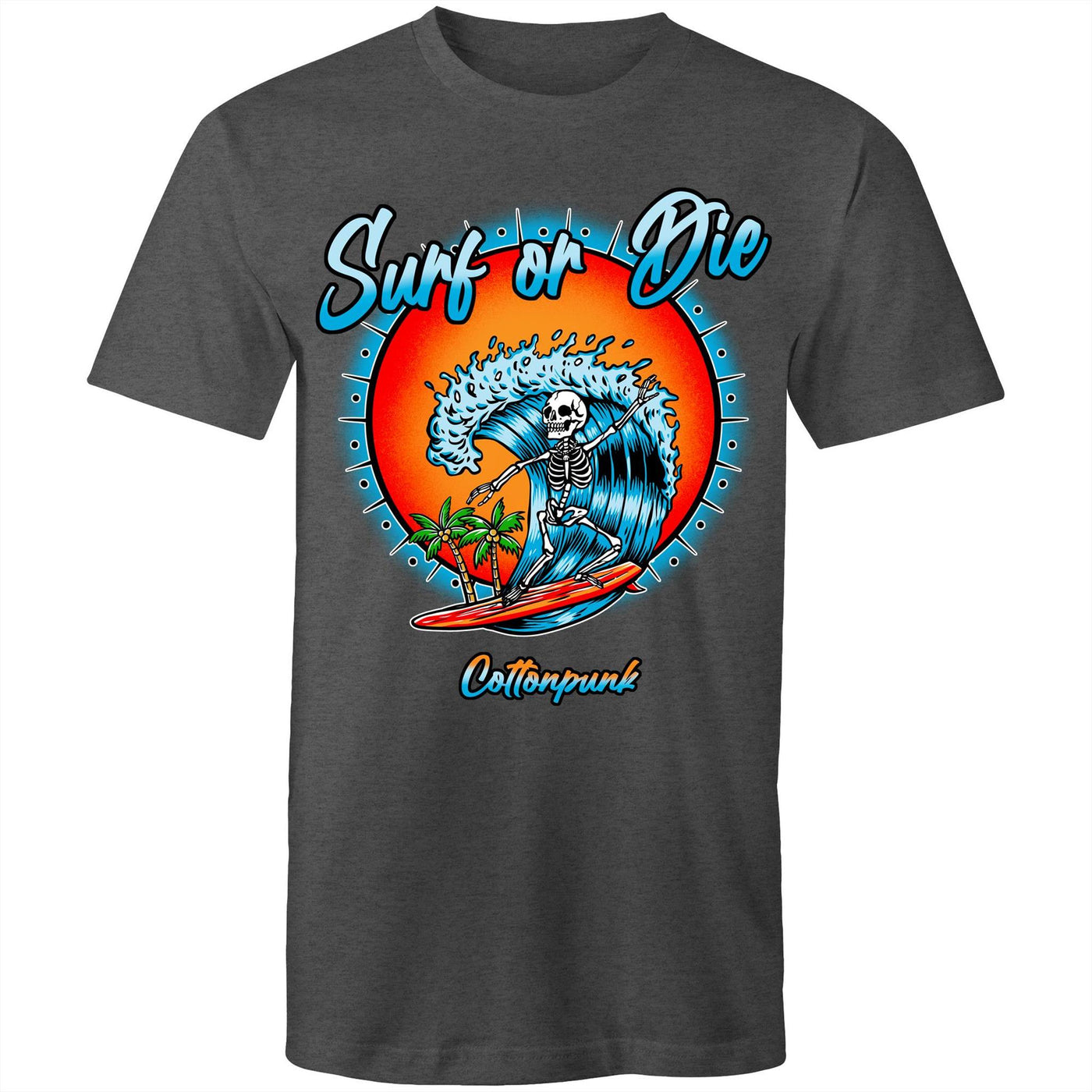 DYING FOR A SURF - Mens T-Shirt - FRONT PRINT