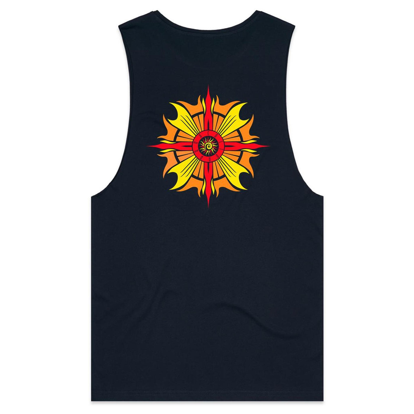 SUNDANCE II - Mens Sleeveless T-Shirt - BACK PRINT