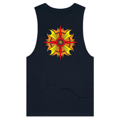 SUNDANCE II - Mens Sleeveless T-Shirt - BACK PRINT