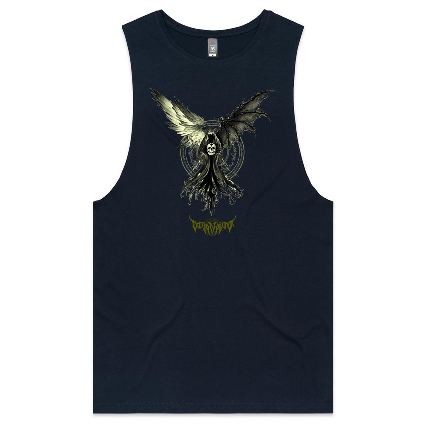 SKULL REAPER - Mens Sleeveless T-Shirt - FRONT PRINT