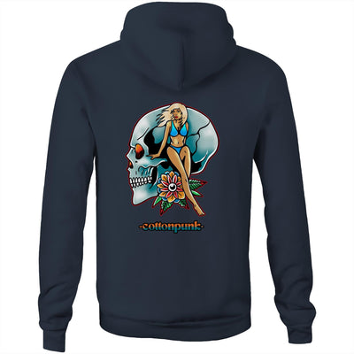 NEVER R.I.P - Mens Pocket Hoodie - BACK PRINT