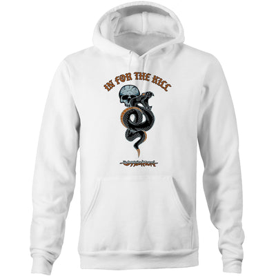 IN FOR THE KILL - Mens Pocket Hoodie - FRONT PRINT