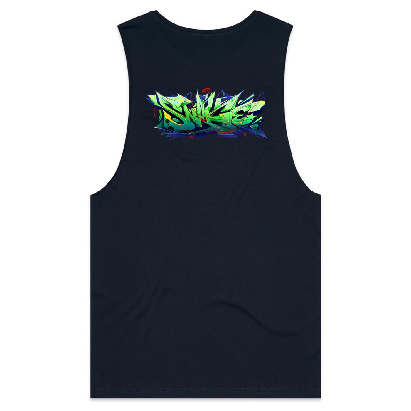 SNAKE (R) - Mens Sleeveless T-Shirt - BACK PRINT