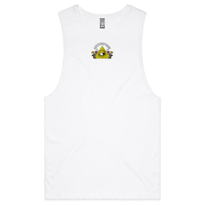 SPACE'D INVADERS - Mens Sleeveless T-Shirt - BACK PRINT