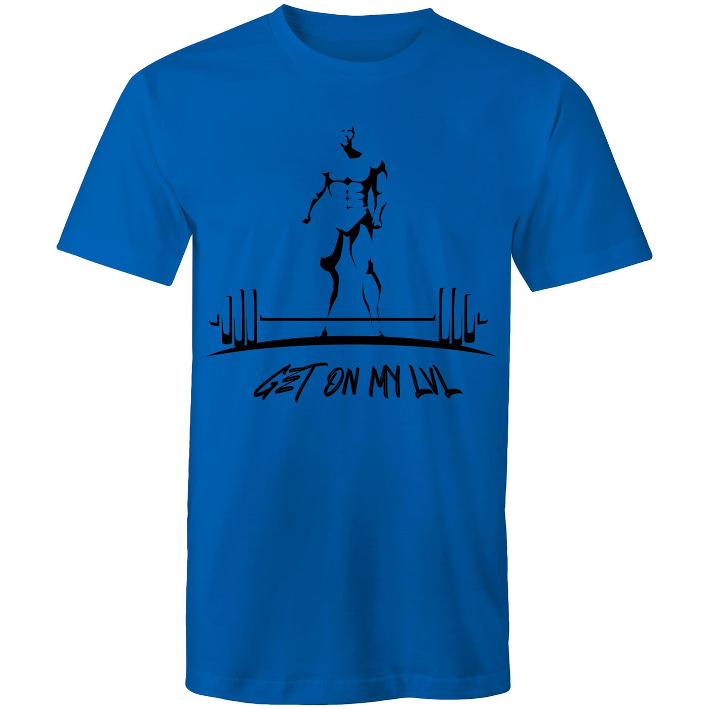 GET ON MY LVL - Mens T-Shirt - FRONT PRINT