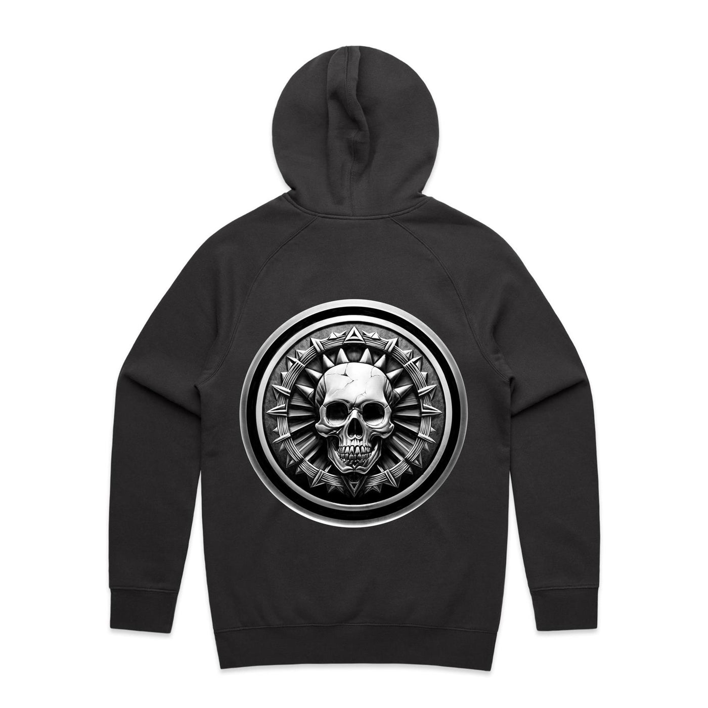 HEAVY METAL - Mens Pocket Hoodie - BACK PRINT