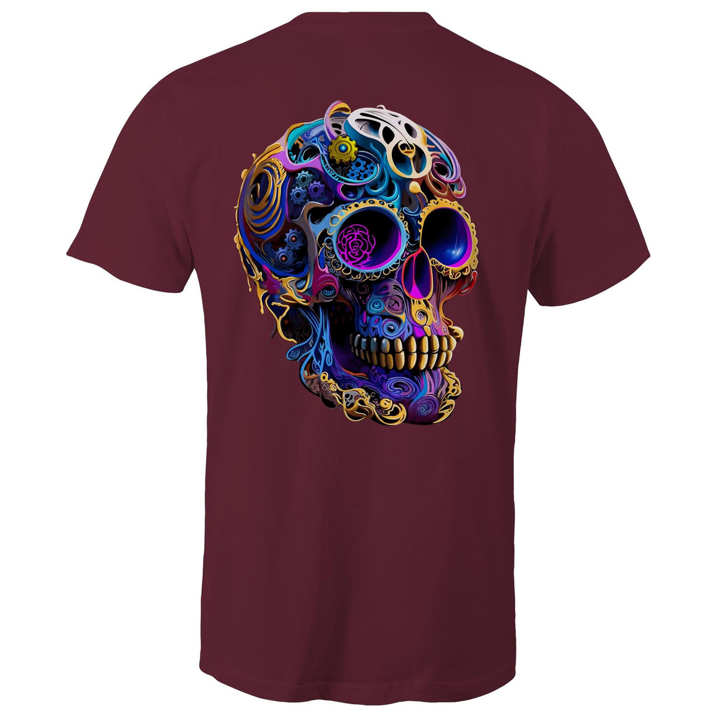 GEARS OF TIME - Mens T-Shirt - BACK PRINT