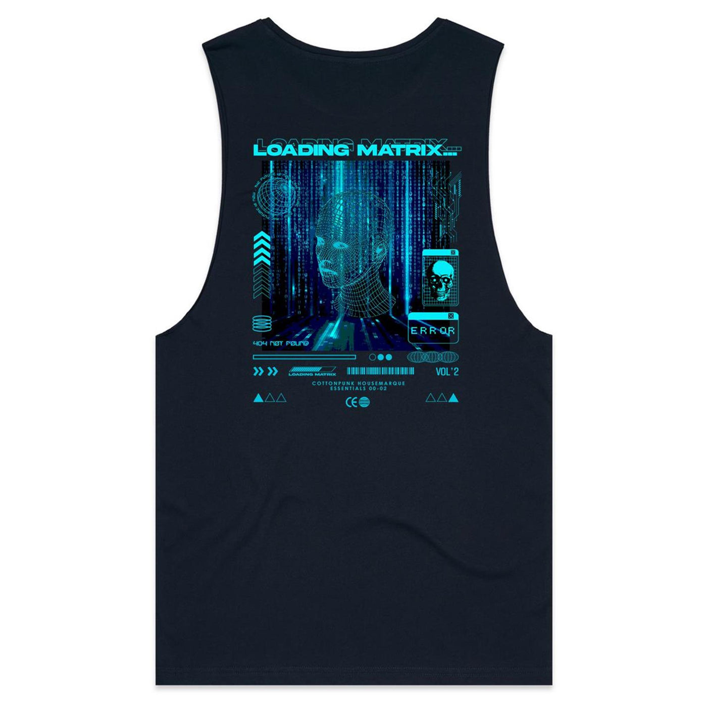 LOADING MATRIX - Mens Sleeveless T-Shirt - BACK PRINT