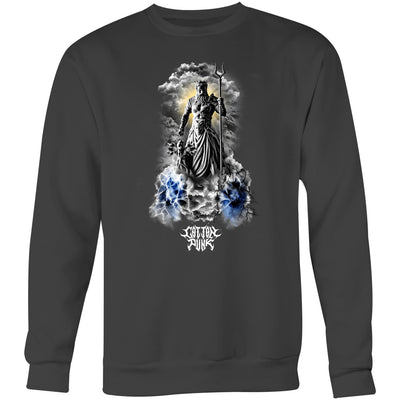 GOD WARRIOR - Mens Sweatshirt - FRONT PRINT