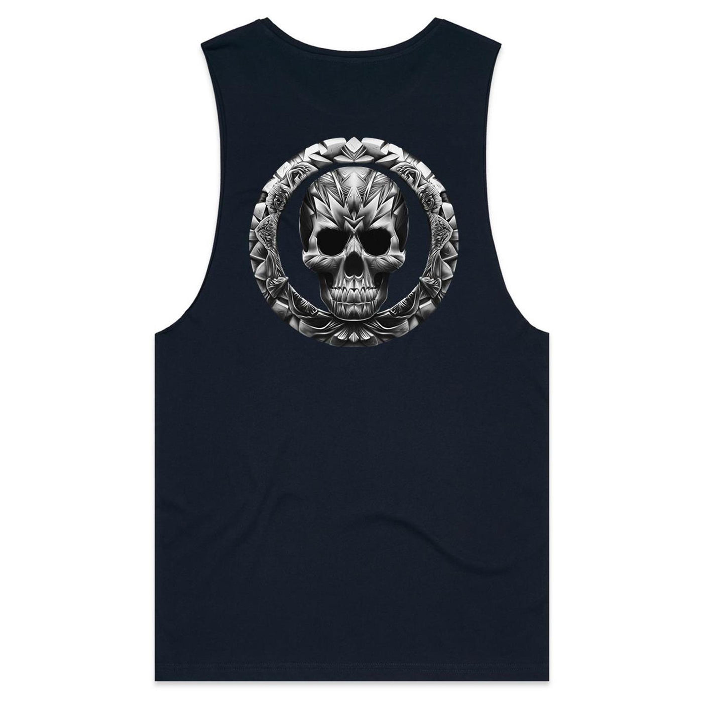 STONE COLD - Mens Sleeveless T-Shirt - BACK PRINT