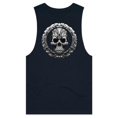 STONE COLD - Mens Sleeveless T-Shirt - BACK PRINT