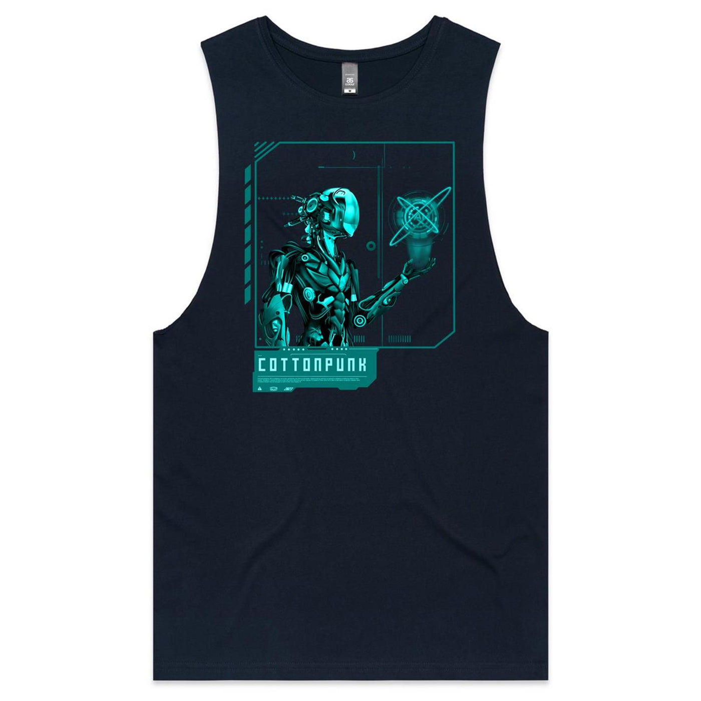 AI CONTROL III - Mens Sleeveless T-Shirt - FRONT PRINT