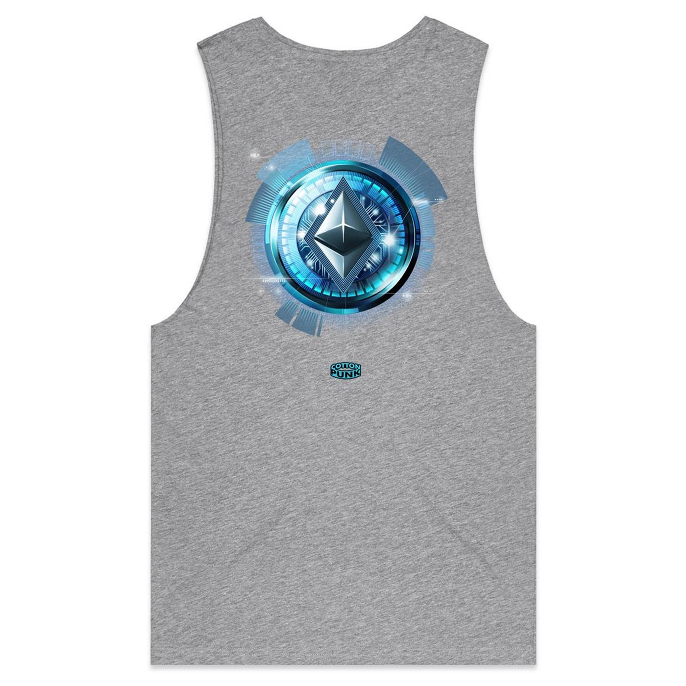 ETHEREUM - Mens Sleeveless T-Shirt - BACK PRINT