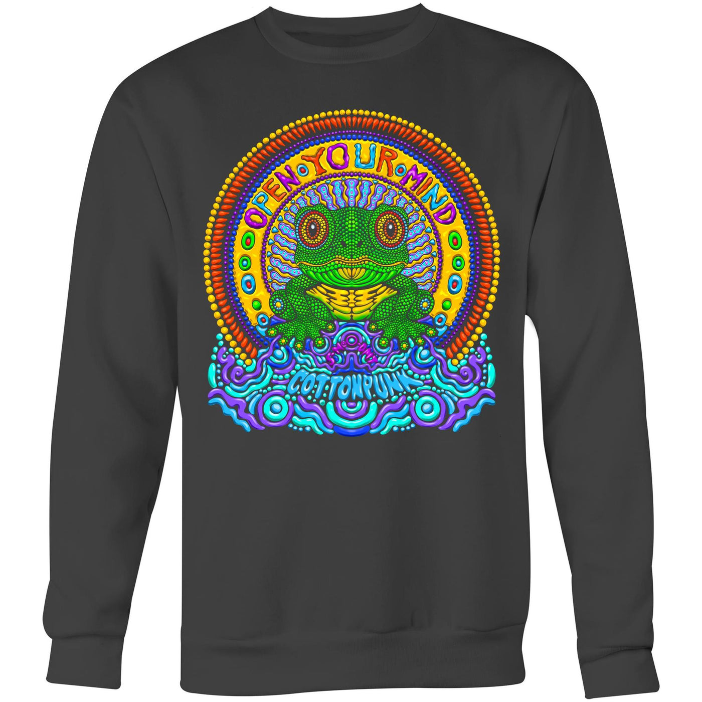 OPEN YOUR MIND (W) - Womens Sweatshirt - FRONT PRINT