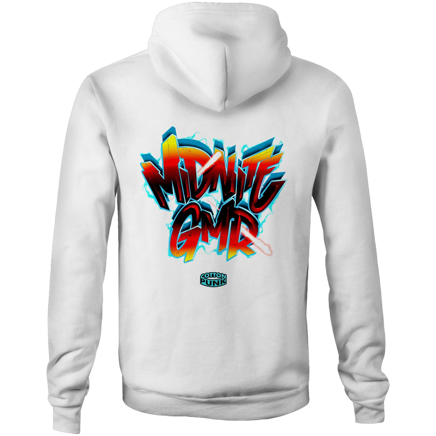 MIDNITE GMR - Mens Pocket Hoodie - BACK PRINT