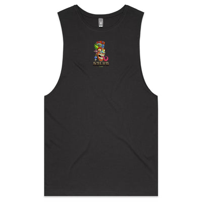 SYCHO (R) - Mens Sleeveless T-Shirt - BACK PRINT