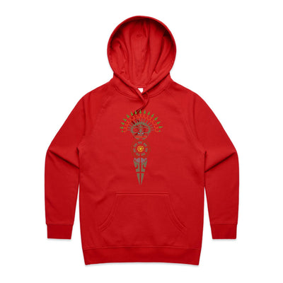 PAINKILLA (W) - Womens Pocket Hoodie - FRONT PRINT