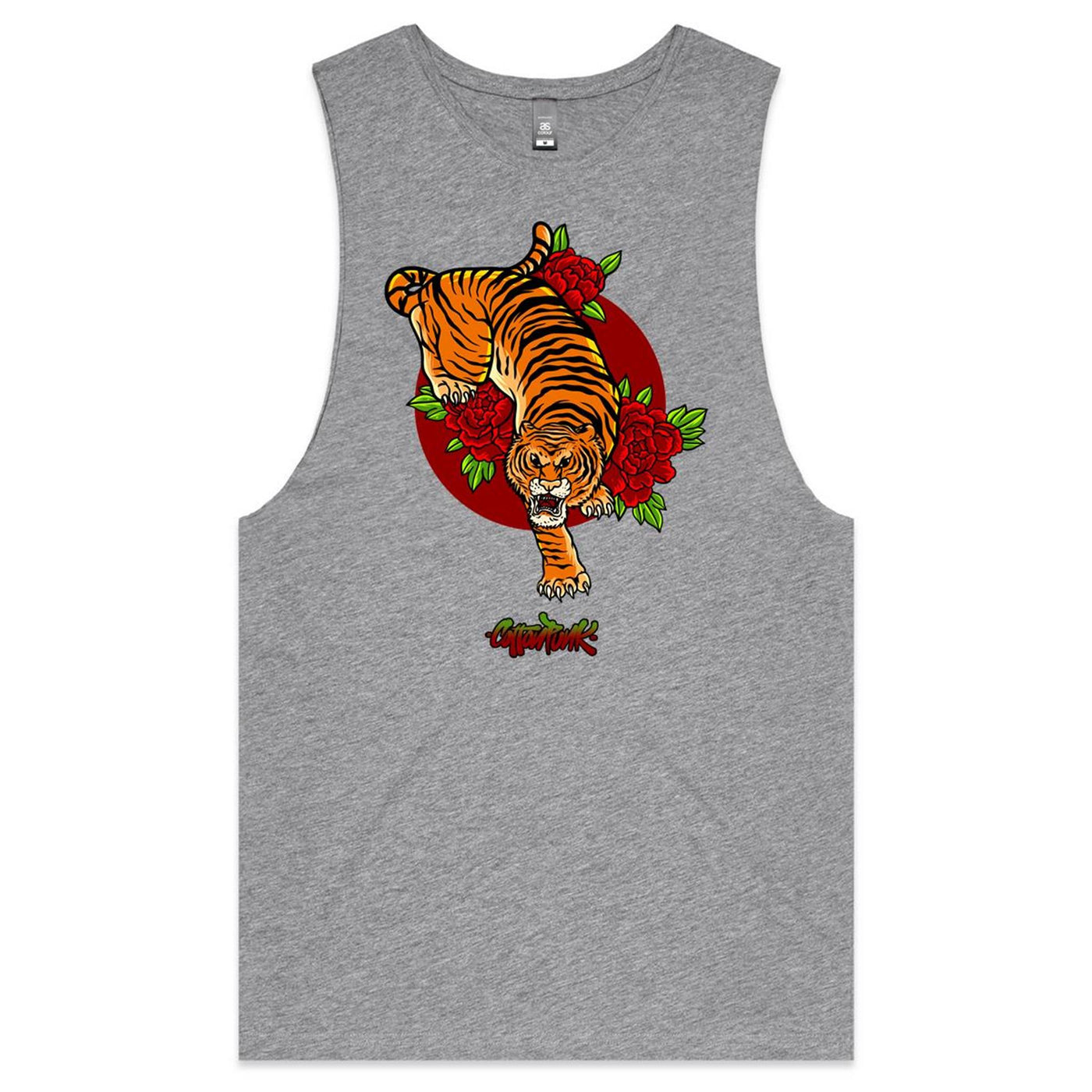 JUNGLE KING - Mens Sleeveless T-Shirt - FRONT PRINT