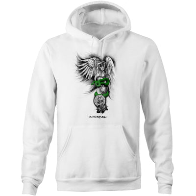 SINFUL BEAUTY - Mens Pocket Hoodie - FRONT PRINT