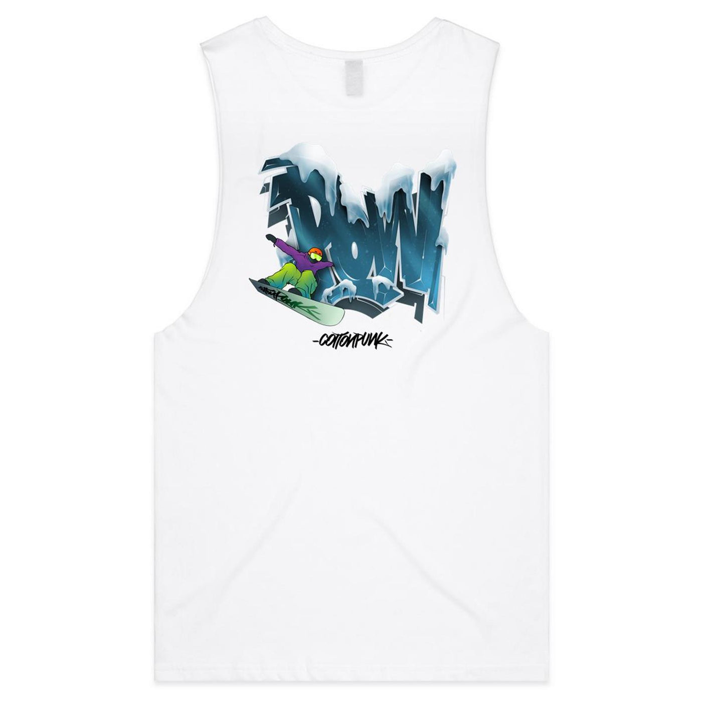 POW - Mens Sleeveless T-Shirt - BACK PRINT