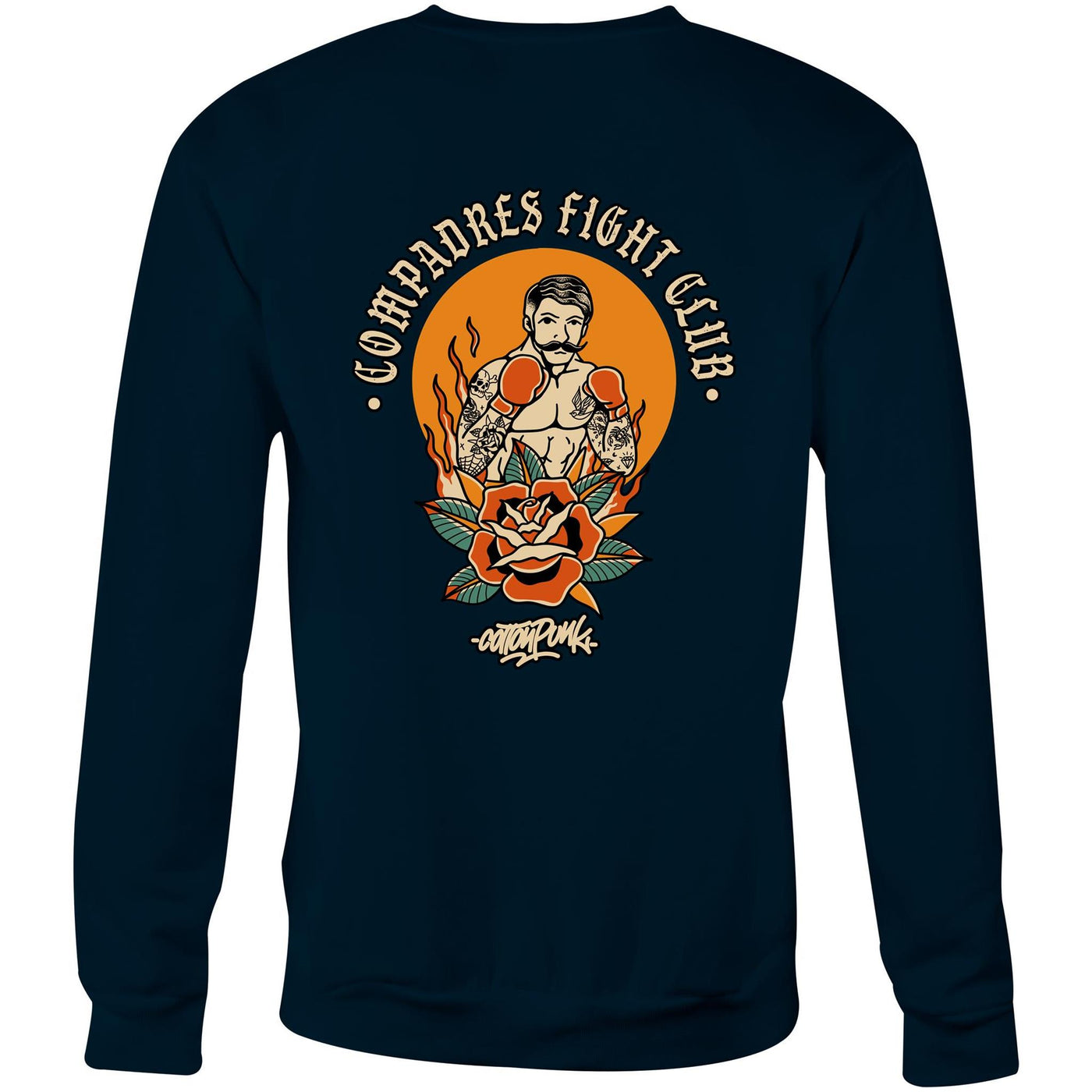 COMPADRES - Mens Sweatshirt - BACK PRINT