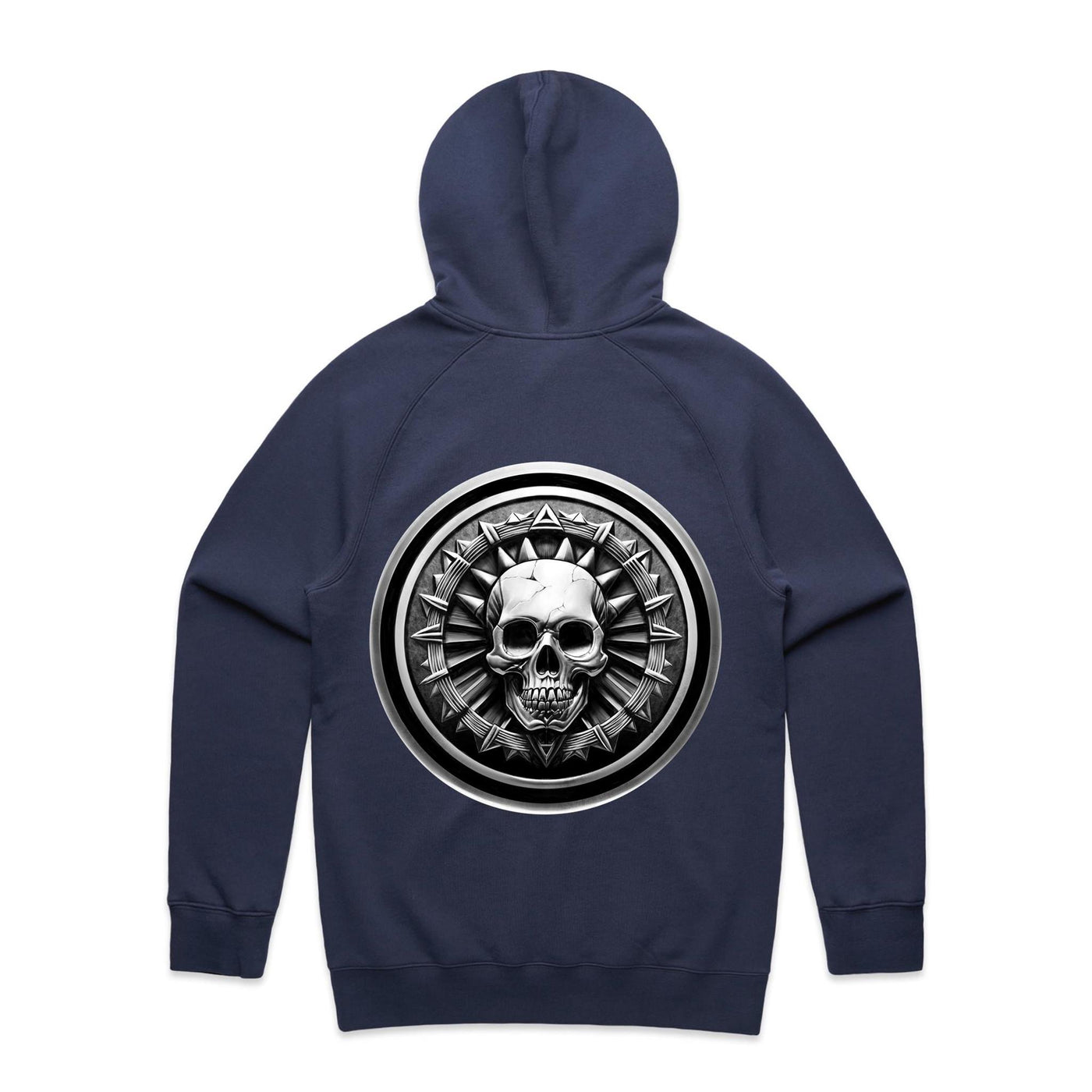 HEAVY METAL - Mens Pocket Hoodie - BACK PRINT